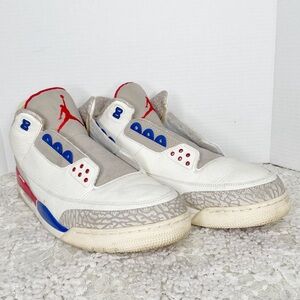 Air Jordan 3 Retro International Flight Mens Size 15 VGC No Laces